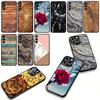 For Motorola Moto Edge 70 60 Fusion 40 NEO 20 Pro G Stylus G56 G96 G71 G73 G52 G41 G42 G50 G51 Case Rose Flower Marble Wood