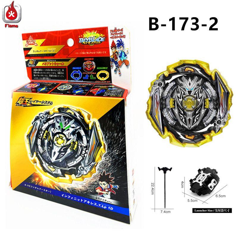 Beyblade Burst Superking B-173-02 Infinite Achilles 7 Loop 1d Shield With Launcher