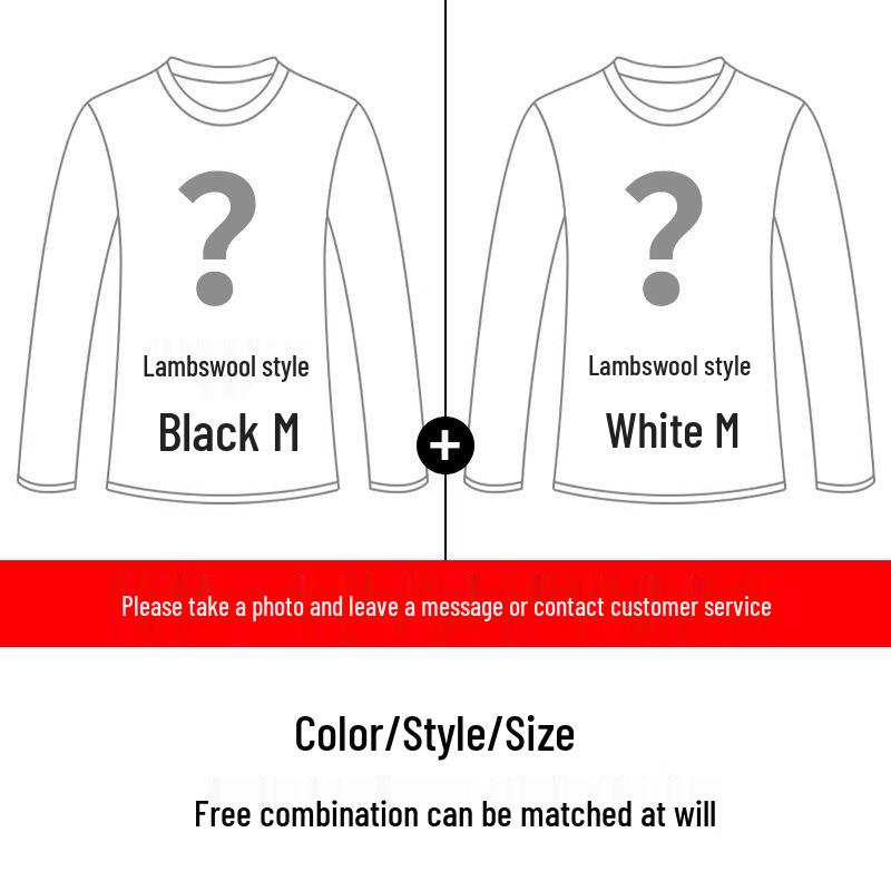 Men's Plush Double-Sided Long-Sleeve Thermal Base Layer Top