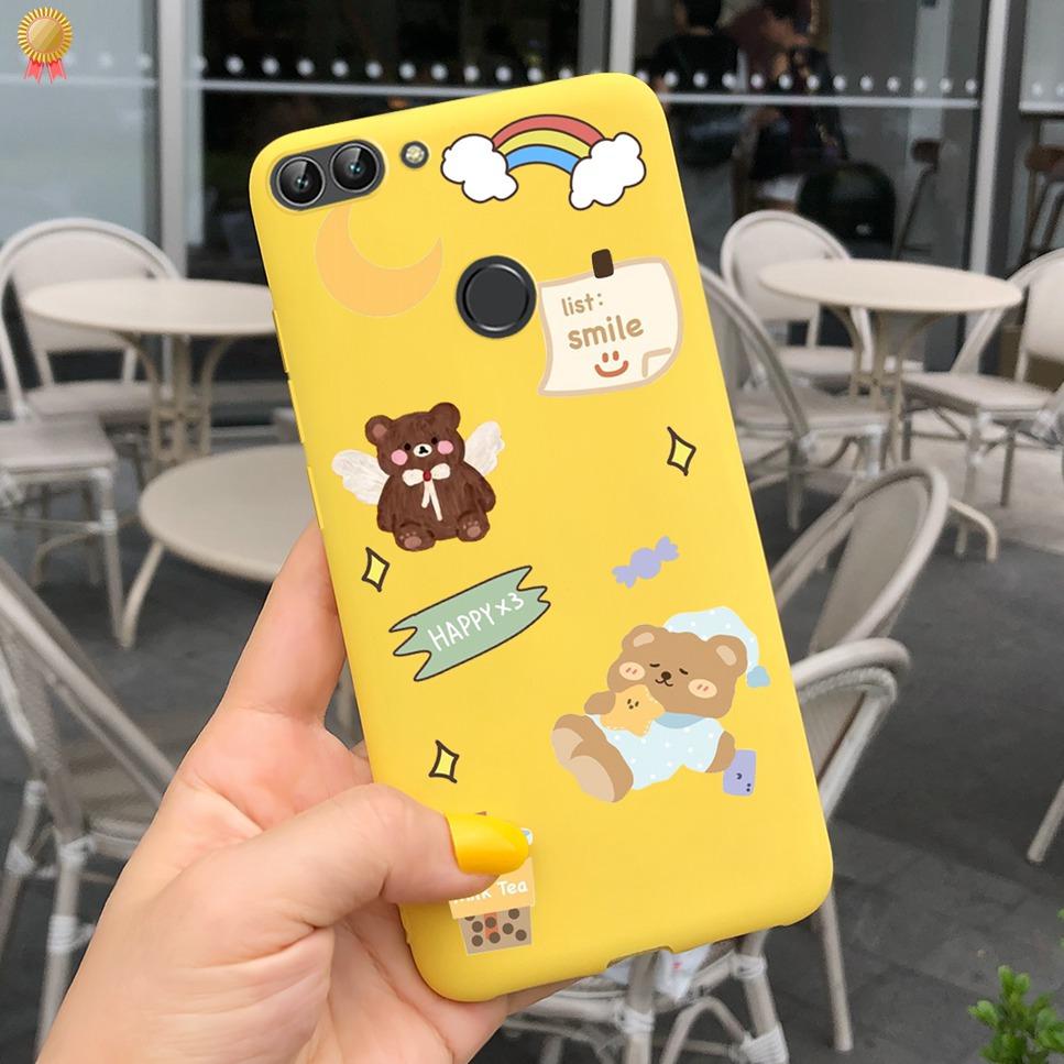 Für Huawei P Smart Hülle Niedliche Blume Schwarz Weiches TPU Silikon Bumper Hülle Für Huawei PSmart P Smart 2017 FIG-LX1 Handyhülle Funda
