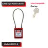 38mm Industrial Safety Padlock LOTO Lockout Nylon Engineering Shackle Personal Energy Lockout Direct Multiple Specifications 6