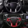 Red Front Steering Wheel Moulding Cover Trim For Ford F-150 2015-20 Accessories