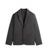 & Kin Tropical Wool Reversible Brant Blazer Carbon Men Outerwear Black KHM010849-016