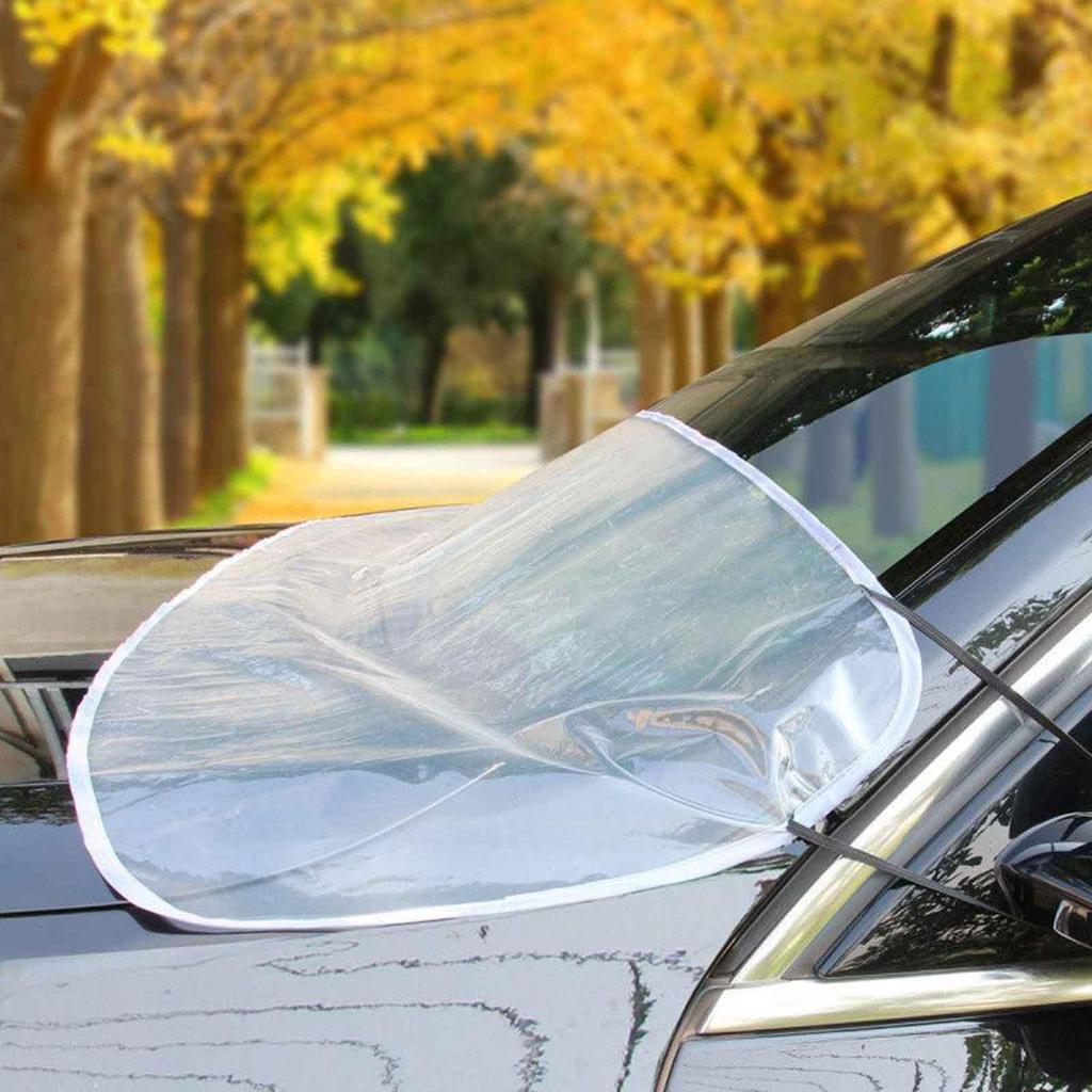 Car Frost Windshield Cover Car Window Rain Gutter Dust-Proof Guard Protective Pad Block Fallen Leaves For Fall Winter Snow Women