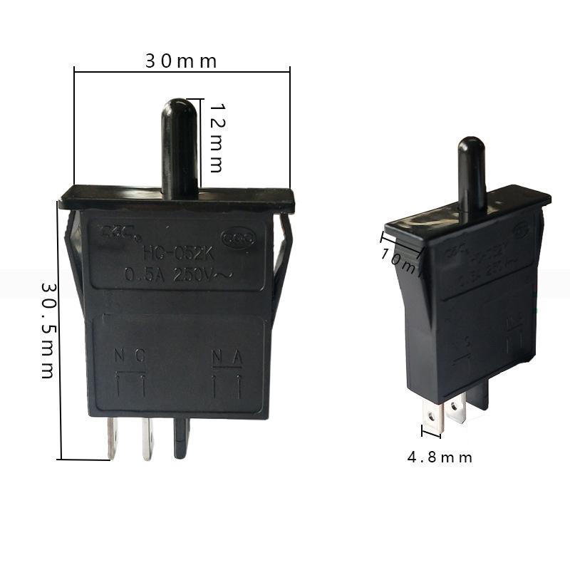 1 шт. Выключатель лампы двери холодильника Совместимый выключатель света холодильника-морозильника