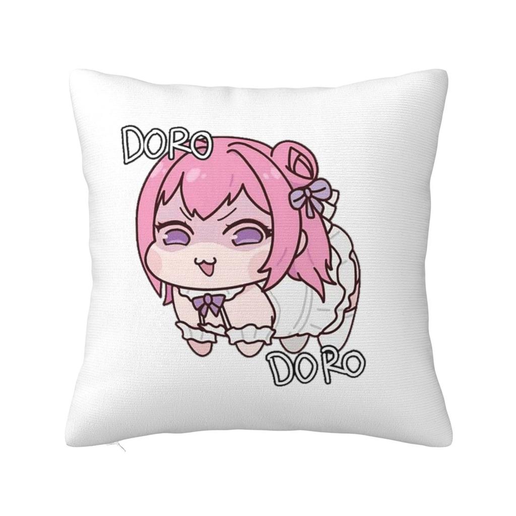 Nikke DORO Doll Victory Goddess Pink Dog Pillowcase Cushion Comfort Throw Pillow Sofa Cushions Used for Home Bedroom Living Room