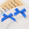 8cm Self-Adhesive Satin Bow Pre-Made Decorative Grosgrain Ribbon Bows for Favor Gift Box Wrapping