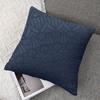 Midnight Geometric Maze Square Jacquard Pillow Cover for Sofa Office Waist Cushion Cover Home Decorative Pillowcase
