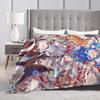 Uma Musume Pretty Derby Blanket Flannel  Winter  Breathable Lightweight Thin Throw Blanket for Bedding Travel Plush Thin Quilt