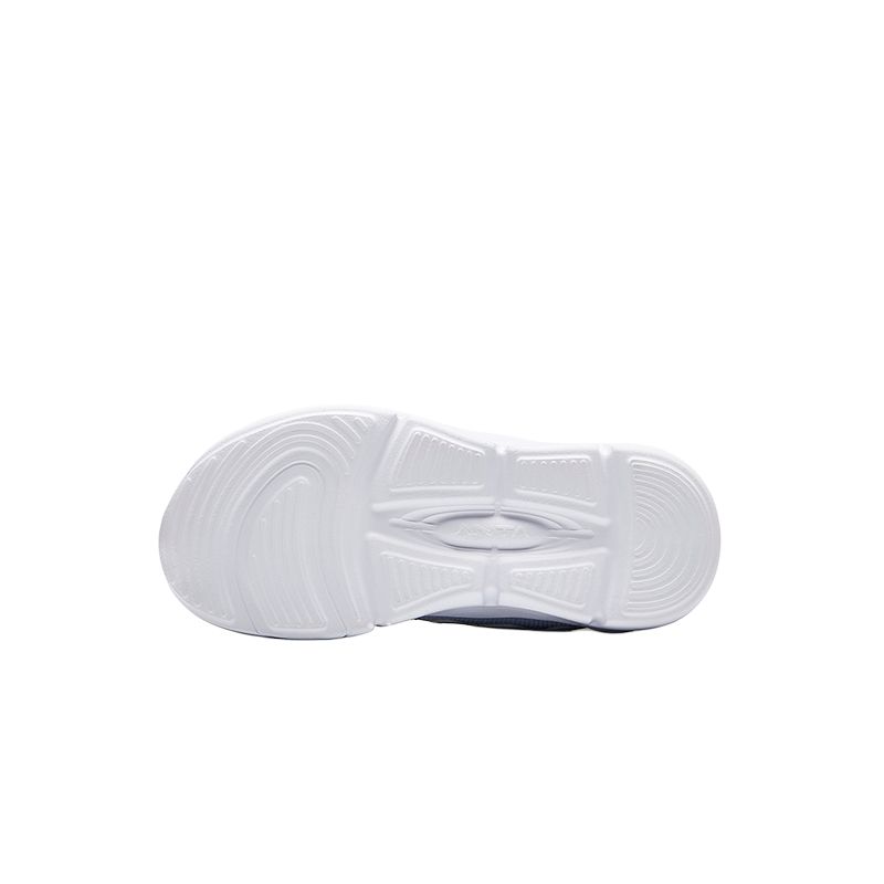Anta Kids Synthetic Leather Mesh Fashion Versatile Lightweight Wear-Resistant Low-Top Running Shoes Kids sneaker Blue White A22449970-1