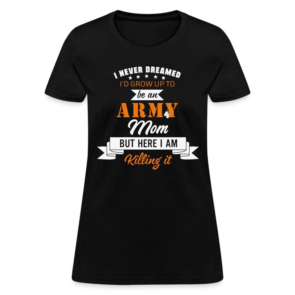 Army Mom Killing It 100% Cotton T-shirt Mens Tees Top S