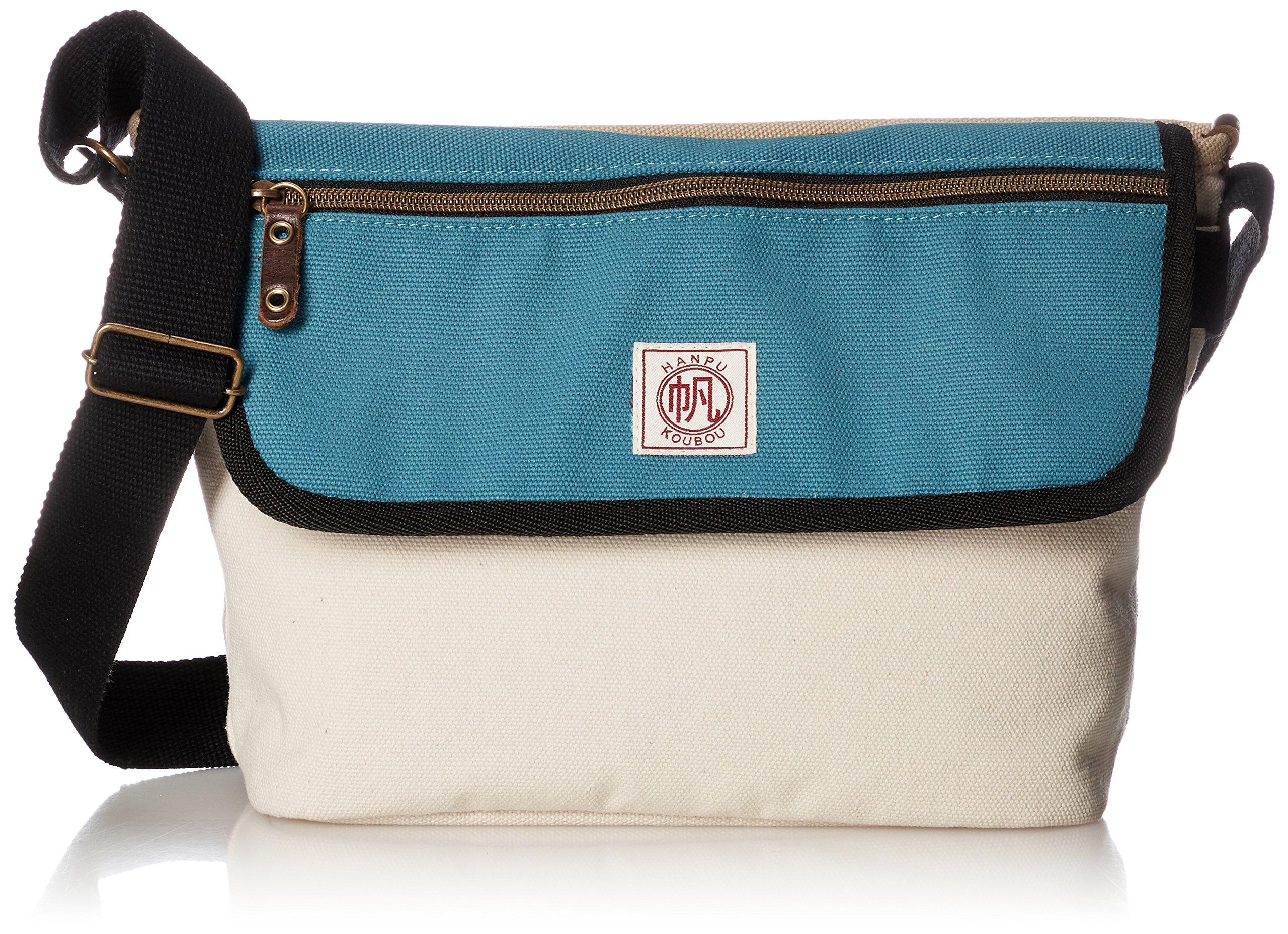 

Shoulder bag 2WAY deformed Blue flap [Humpu Kobo] 1801-3J43