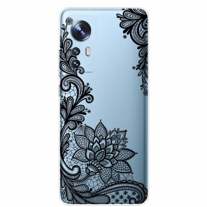 For Xiaomi 12T Case Clear Bumper Soft TPU Phone Cases for Xiaomi 12T Pro 5G Silicone Cover 6.67'' 12 T Transparent Slim Fundas