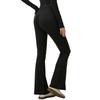 Womens Pants Casual  Pants With Pockets Pull On Flare Slacks High Waist Stretchy Trousers