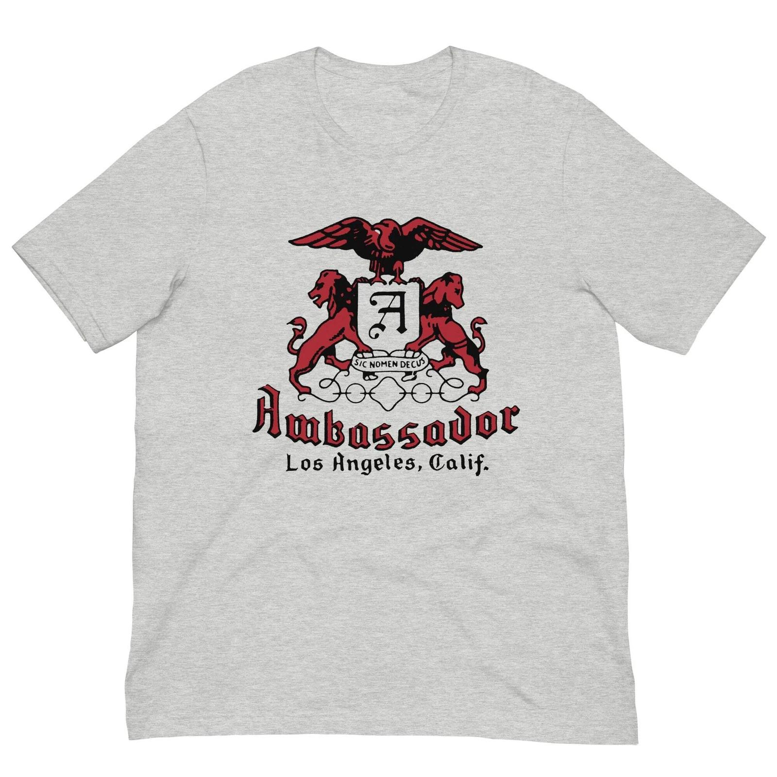 Vintage Retro T Shirt Ambassador Hotel Los Angeles California SoCal Graphic Tee XL
