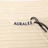 AURALEE A24Stainless Steel04OS HARD TWIST FINX ORGANDY STRIPE SHIRT tops 0 beige stripeUsed
