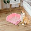 Dog Potty Tray with Fence Loo Pad Small Urinal Keep Floors Clean Anti Splashing Mat Toilet