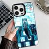 Anime M-MIKU Phone Case For iPhone 17,16,15,14,13,12,11,Pro,Max,Plus,E,Air,Mini Anti Fall Black  Bumper