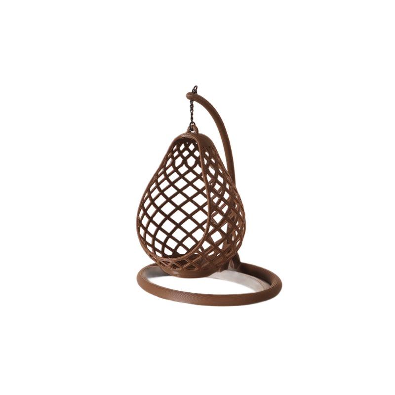 Dollhouse Hanging Basket Ornament - Miniature Swing Chair Decor for DIY Sandbox Furniture