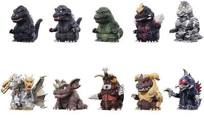Ensky Godzilla Soft Vinyl Puppet Mascot 3 (Box of 10)