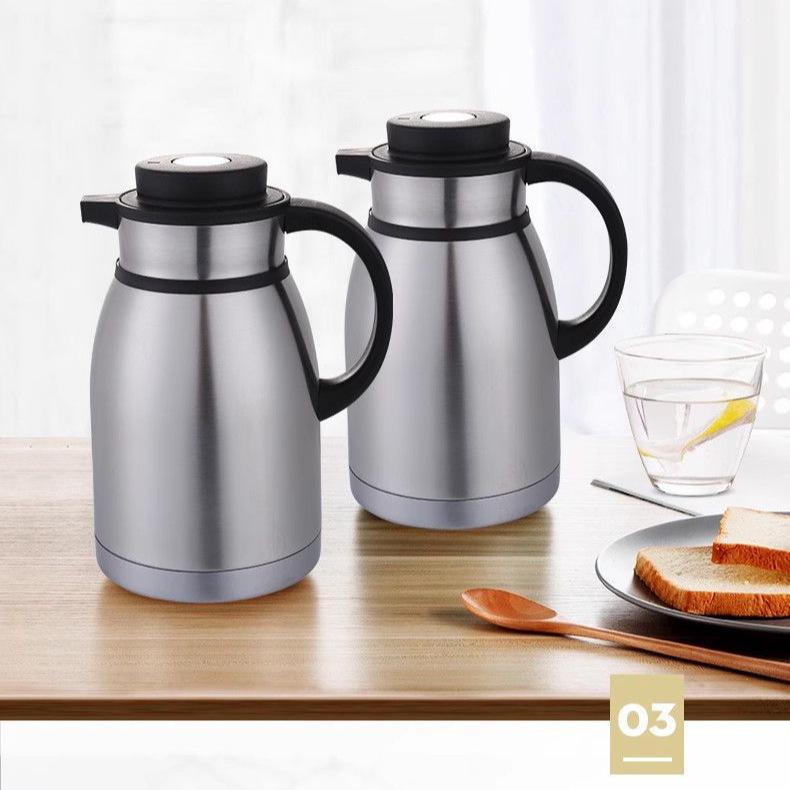 24-Hour Stainless Steel Insulated Vacuum Kettle - Large Capacity Thermos Flask