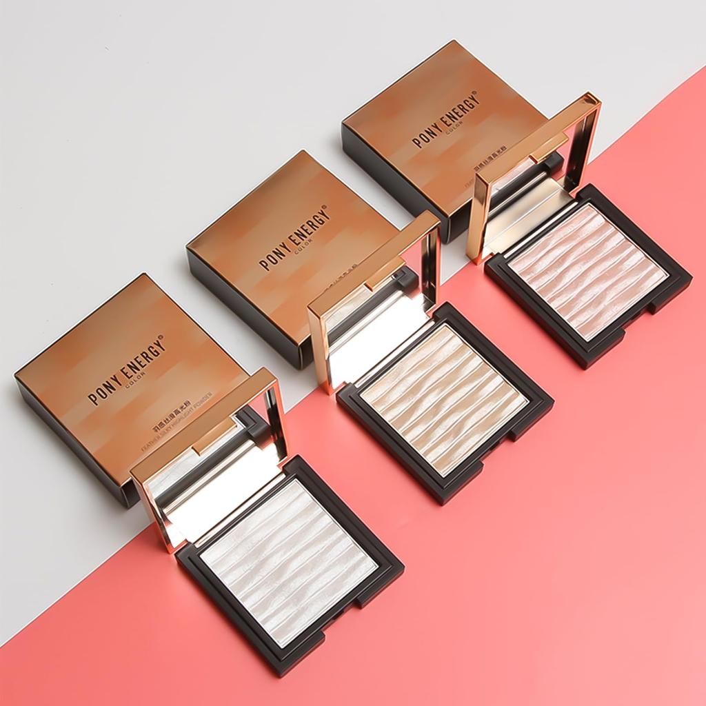 sweet night eyeshadow palette makeup palette glitter highlight powder eyeshadow pink waterproof sweatproof cosmetics eyeshadow 9g (02#champagne gold)