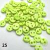 4mm Dual-Eye Plastic Buckle with Edge Button for DIY Felt Doll Accessory