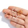 20 Stück Sternperlen Ring Abstandshalter Perlen Kappe DIY Armbandperlen Für Schmuckherstellung Zubehör Innendurchmesser geeignet für 8mm Perlen