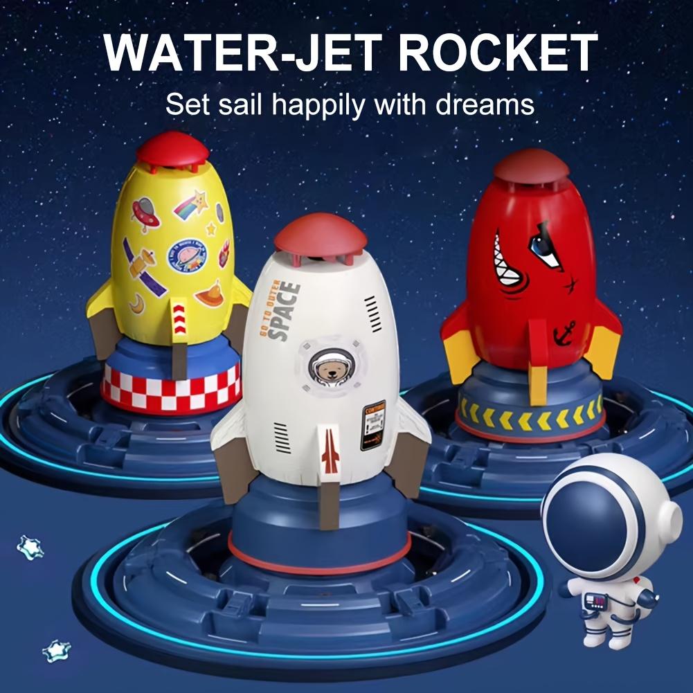 Upgraded Water Jet Rocket, Water Sprayer, Kids Rotating Flying Sky Toy, Outdoor Toy, Pressure Activated Water Jet, Parent, No Water Hose Included