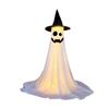 With Witch Hat Halloween Yard Ghost Ornaments Luminous LED Glow Specter Ornament  Outdoor Garden