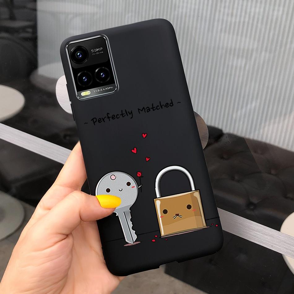Cartooon Phone Case For Vivo Y21 2021 Y21S Y 21 V2110 V2111 Candy Silicon Case Back Cover For Vivo Y33S Y 33S V2109 Shell Funda