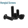 Black Cross Recessed Countersunk Machine Screws M1.2 To M4