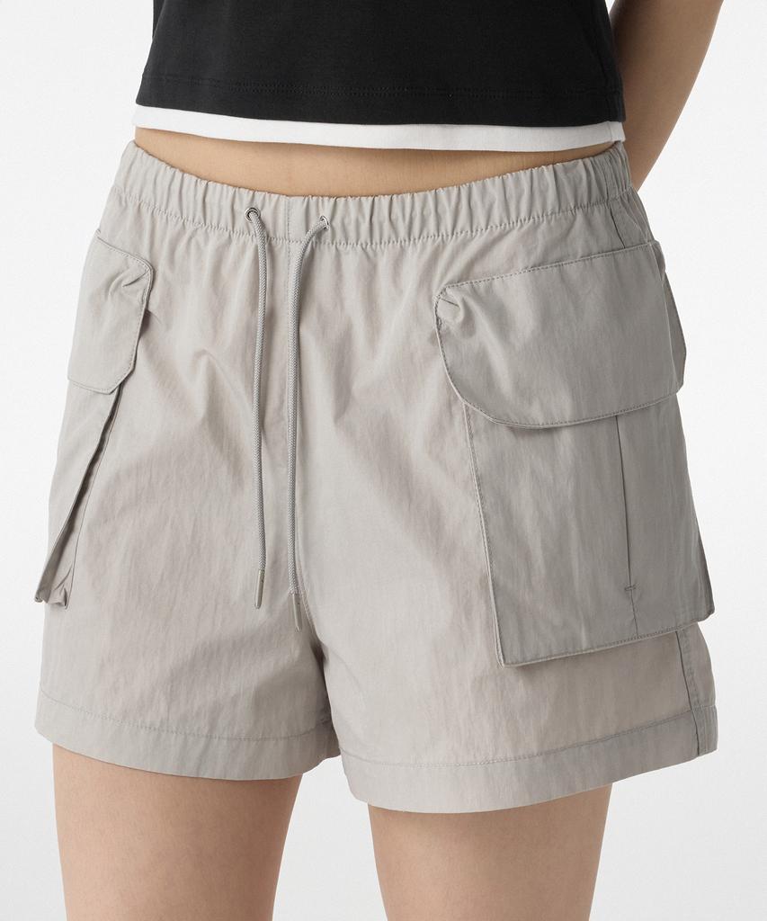 MUSINSA STANDARD WOMAN Women'S Cn Cargo Banding Shorts [Ash Grey]