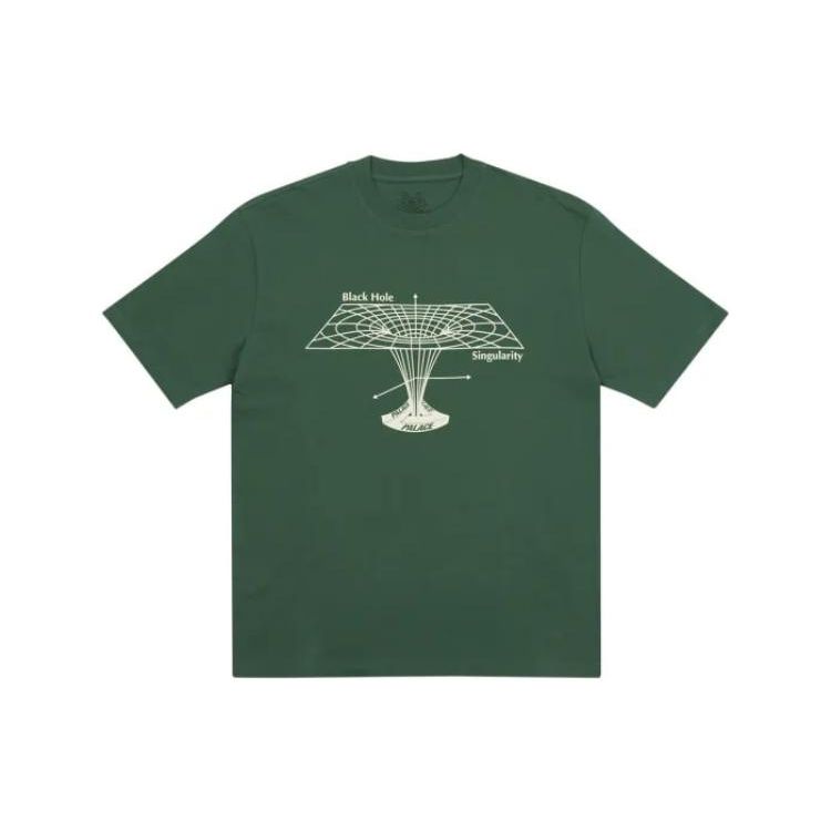 

Футболка Palace Black Hole Зеленые мужские топы P23TS012