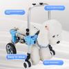 Adjustable Dog Hind Leg Wheelchair Disabled Pet Walker with Hind Leg Support and Hip Support Dog/Cat Hind Leg Auxiliary Vehicle