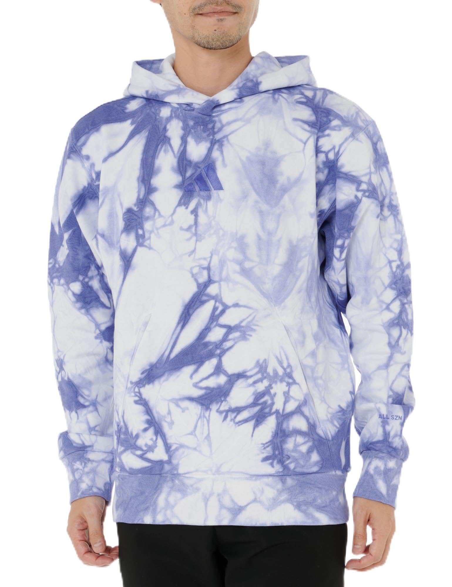 

Adidas ALL SZN Fleece Washed Hoodie JSH69 Blue Men s Semi-Cobalt (IY6591) J/M