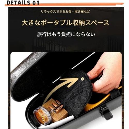 Super Light Violin Case, Gold Shape Hard Fiberglass Box, Durable, Drop-Proof and Collision-Resistant, Ultra-Lightweight Gig Bag for Violin Storage, Cr