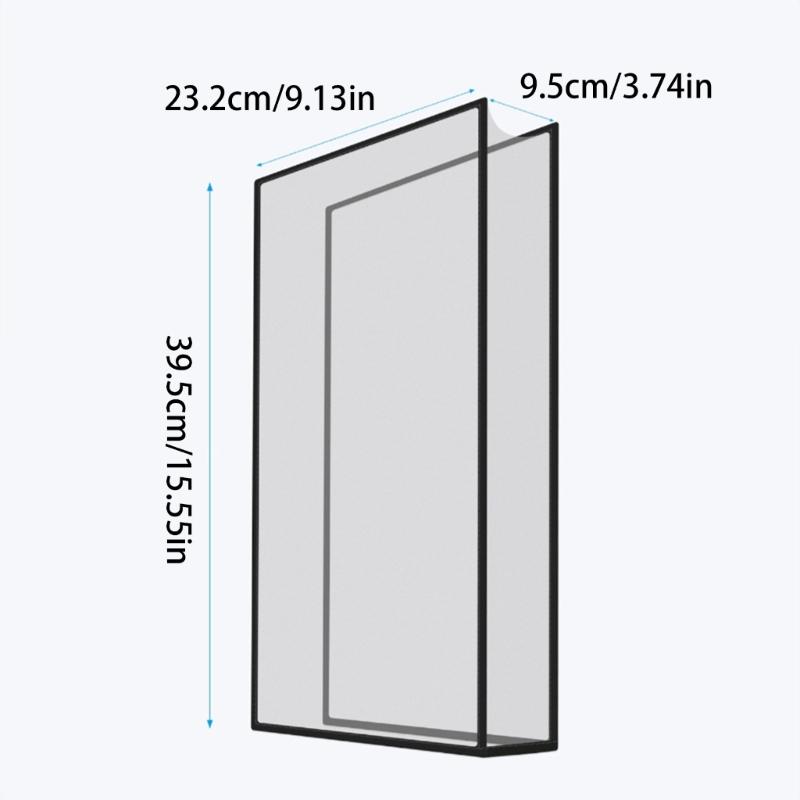 Universal Translucent Dust Shielding with Vertical Orientation Designs Gaming setups Accessory Suitable for P5 Consoles