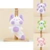 Adorable Plush Cat Keychain Cute 4-inch Stuffed Animal Toy Charming Cartoon Design