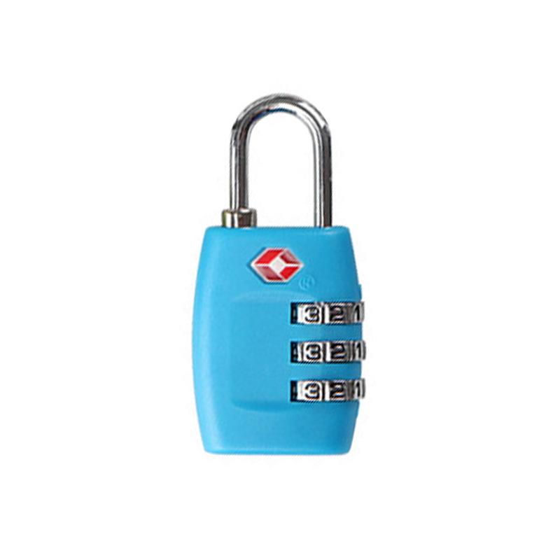 TSA Custom Combination Travel Luggage Zipper Lock (tsa335) - Secure Plastic Suitcase Lock for Traveling Abroad.