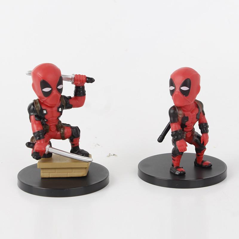 Deadpool Cute Blind Box Figures Collection Eight Pvc Designs For Enthusiasts