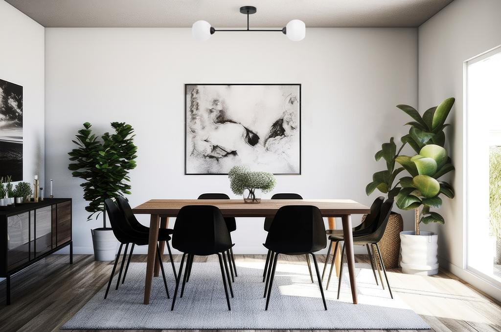 Asturia Black Ceiling Lamp 2-Flat White Lampshade E27