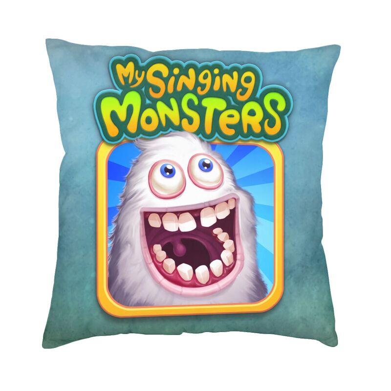 My Singing Monsters Square Pillow Case Decoration Adventure Video Game Cushions Throw Pillow for Sofa Doublesided Printing