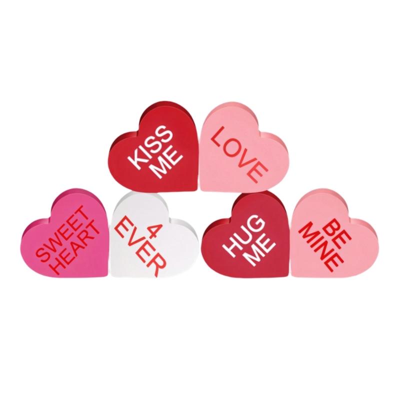 Modern Design Heart Craft Ornament Set Portable Foam Board Ideal for Home Office and Festival Event Decors