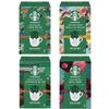 Kaffee-Drip-Sortiment Starbucks Origami Personal 4 Sorten Set Regular-Pulver Schwarz