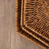 Imitation Rattan Woven Storage Tray and Basket