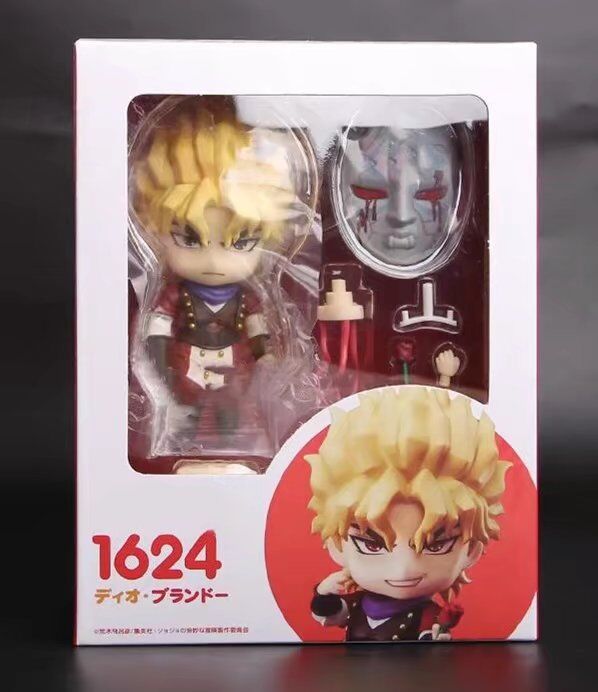 Q Version Anime Bizarre Adventure Figure Dio Brando PVC Action Figure Collectible Model Toys Kid Gift