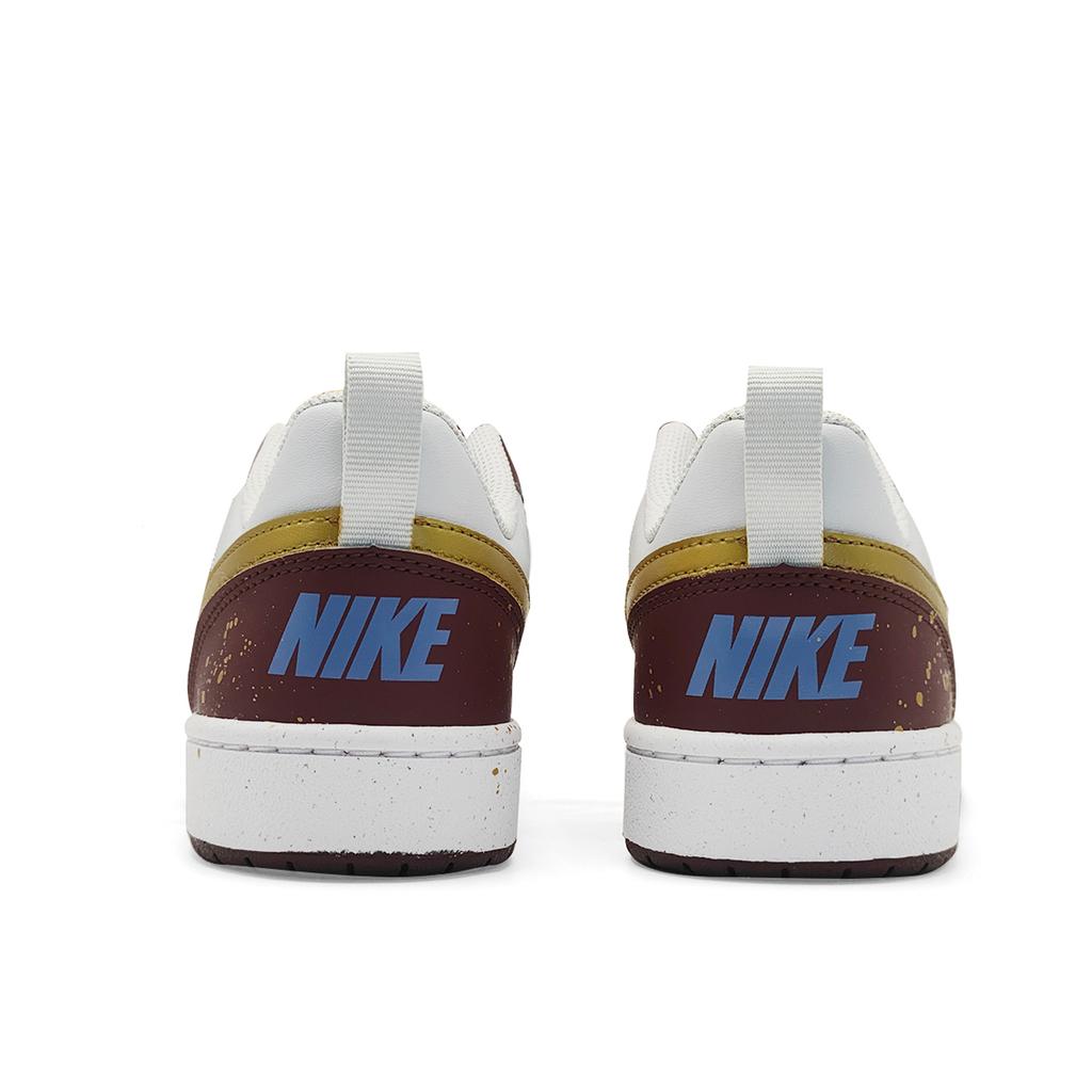Nike Court Borough Cushioning, Wear Resistant Low top Skateboard Shoes Unisex Red DV5456-006(Team1463-)