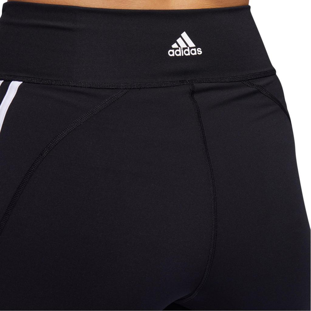adidas Color Block Design Casual Mid Waist Sports Pants Women Pants Black FJ6100
