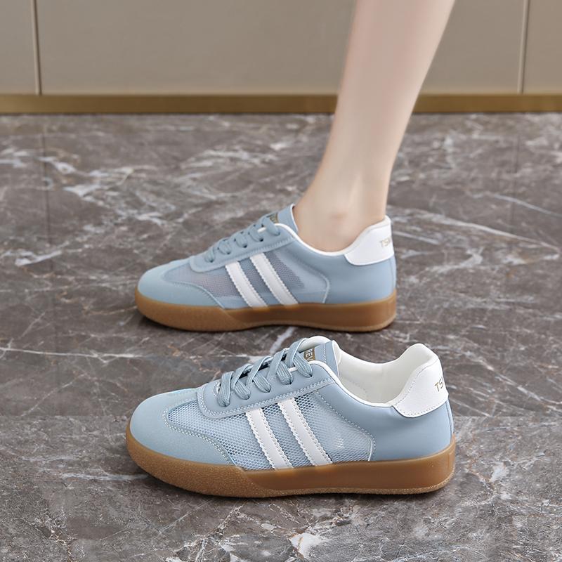 

Fashion CRLAYDK Fashion Women s Sneakers Casual Summer Mesh Lace Up Walking Shoes for Ladies Breathable Comfort Sports Running Flats 40